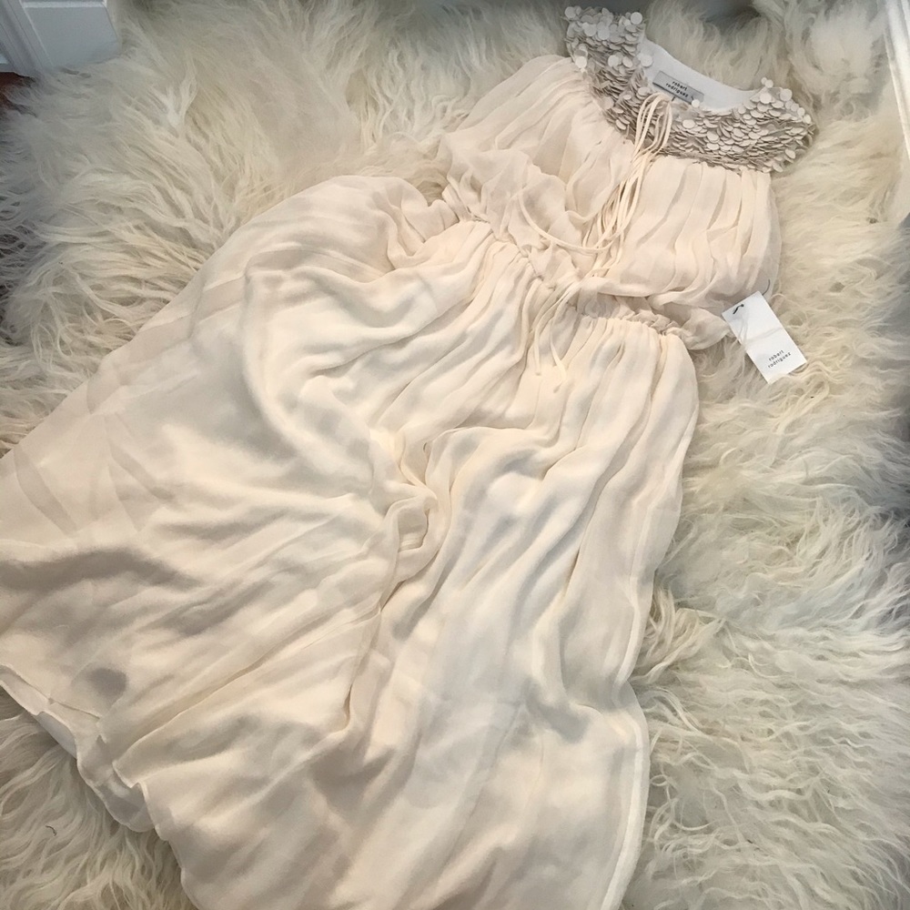 ROBERT RODRIGUEZ Sleeveless Silk Dress